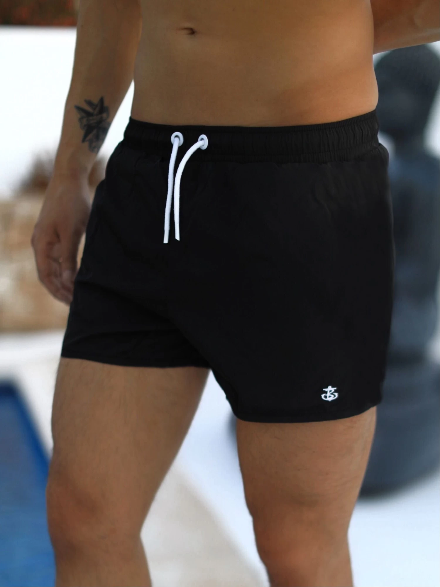 Arno Swim Shorts - Black 3 Arno Swim Shorts - Black