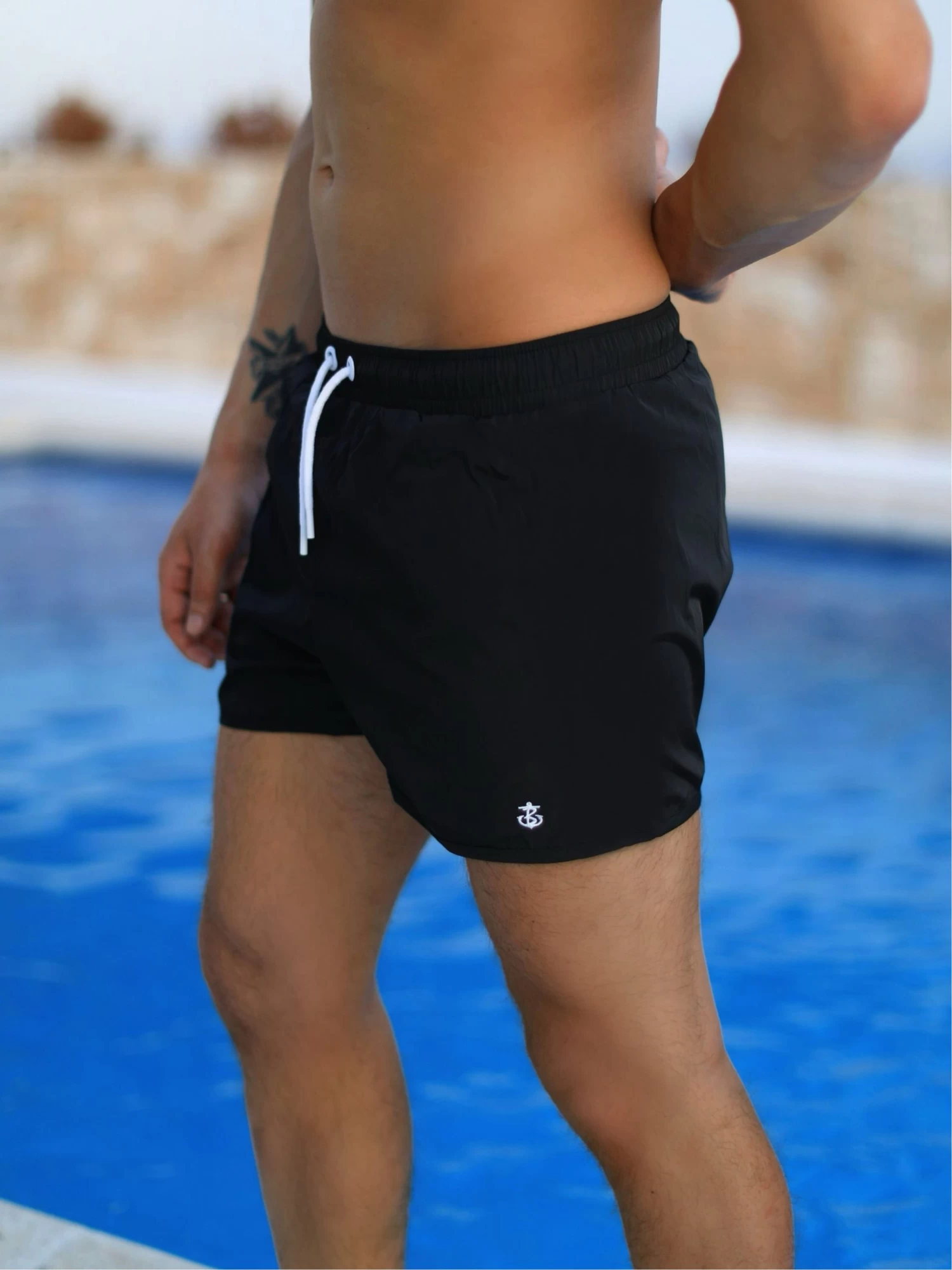 Arno Swim Shorts - Black 6 Arno Swim Shorts - Black - Image 4