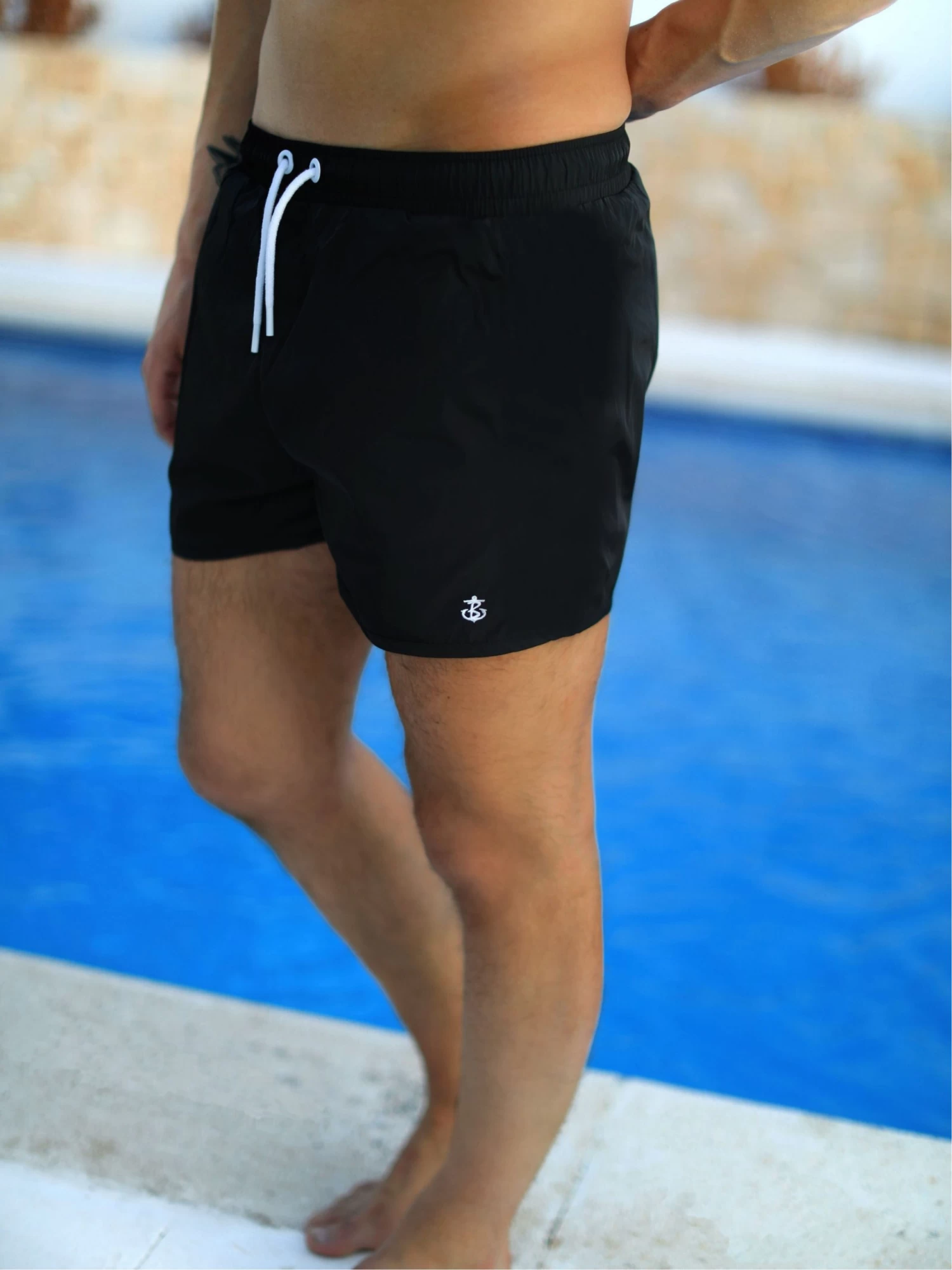 Arno Swim Shorts - Black 4 Arno Swim Shorts - Black - Image 2