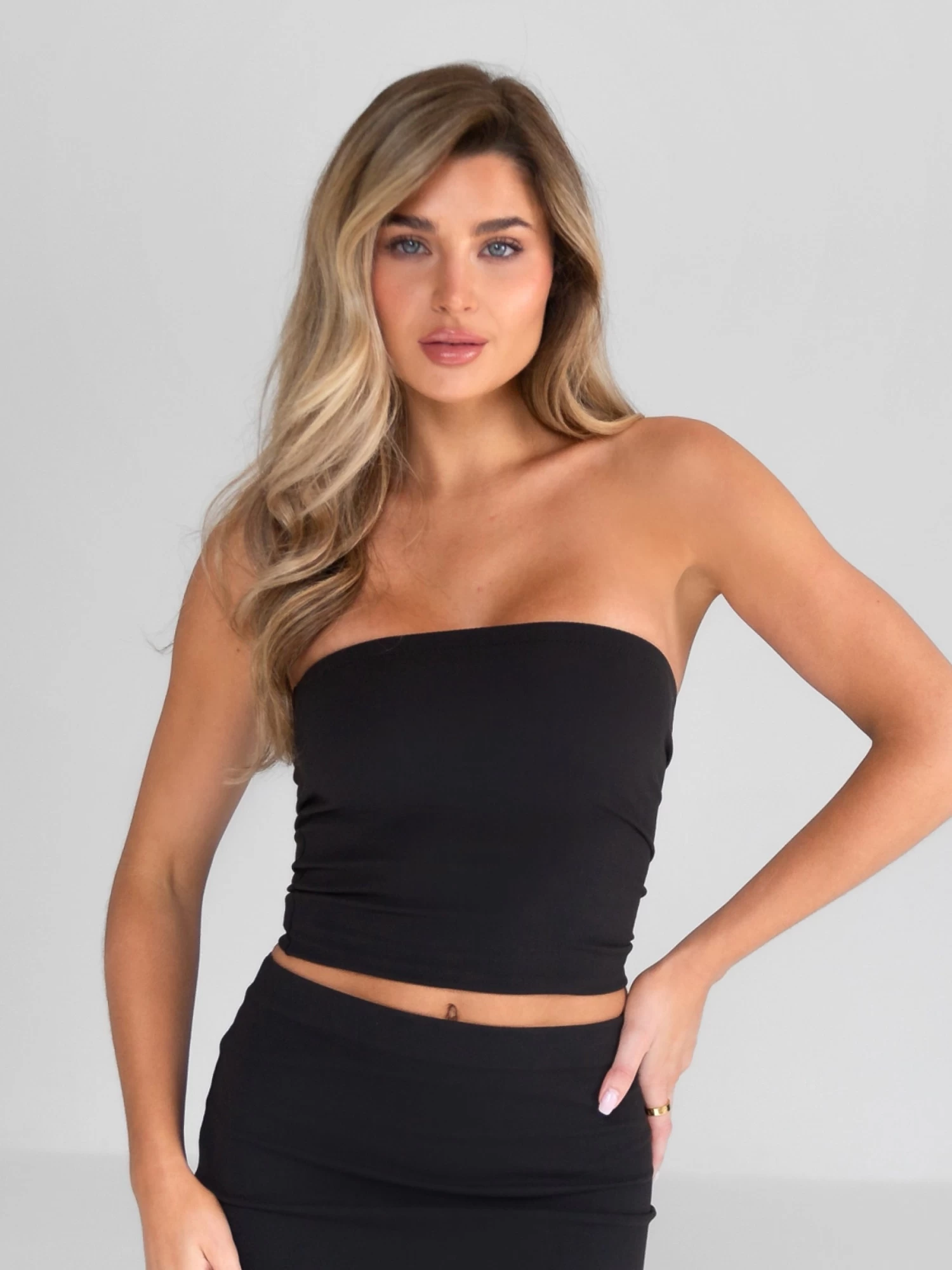 Alessia Bandeau Top - Black 7 Alessia Bandeau Top - Black - Image 5