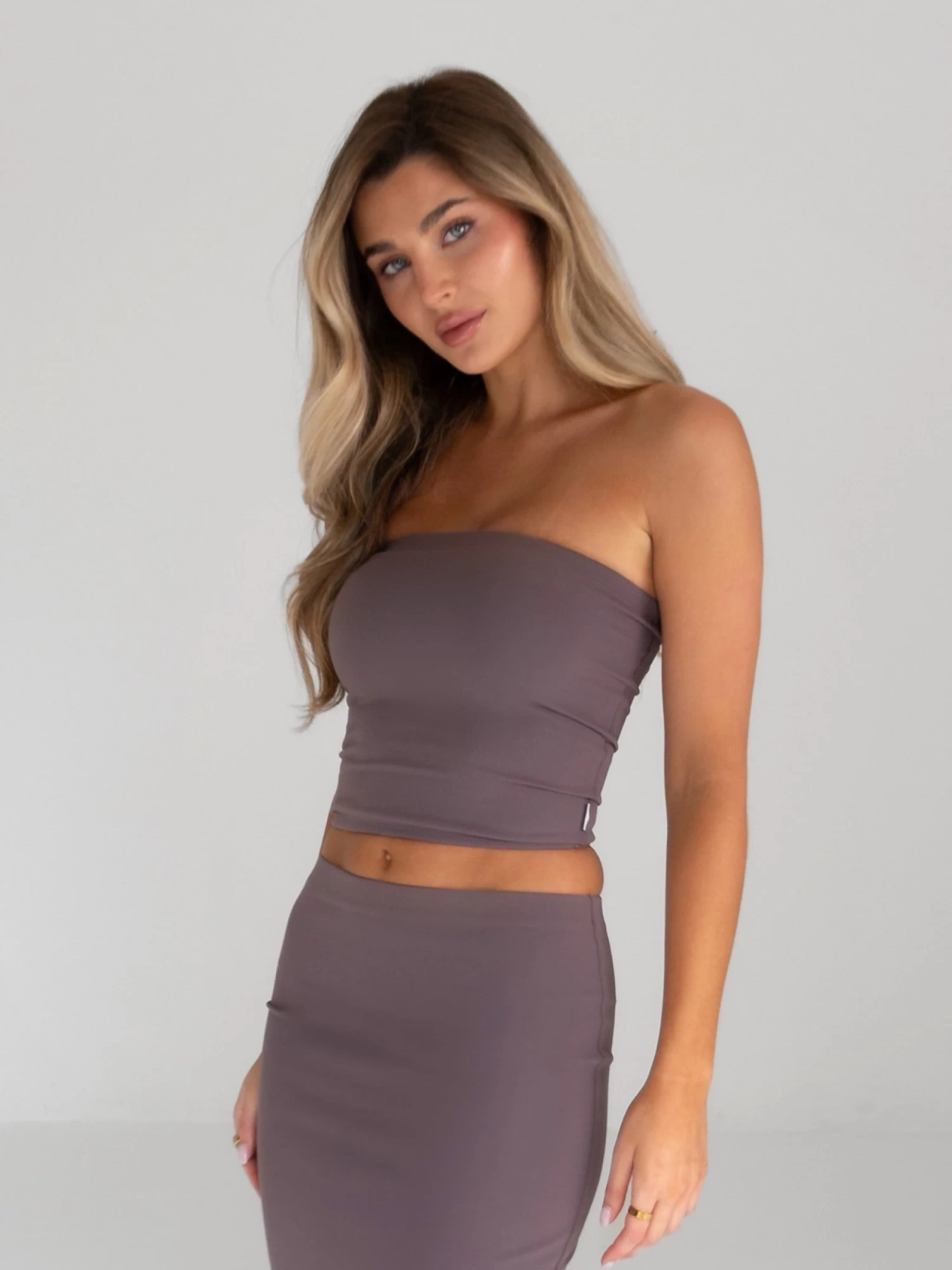 Alessia Bandeau Top - Mocha 7 Alessia Bandeau Top - Mocha - Image 5