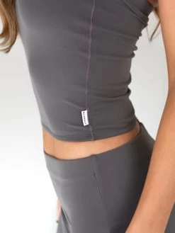 Alessia Bandeau Top - Charcoal -Trend Wear Sales B118 4CHARCOAL 02D