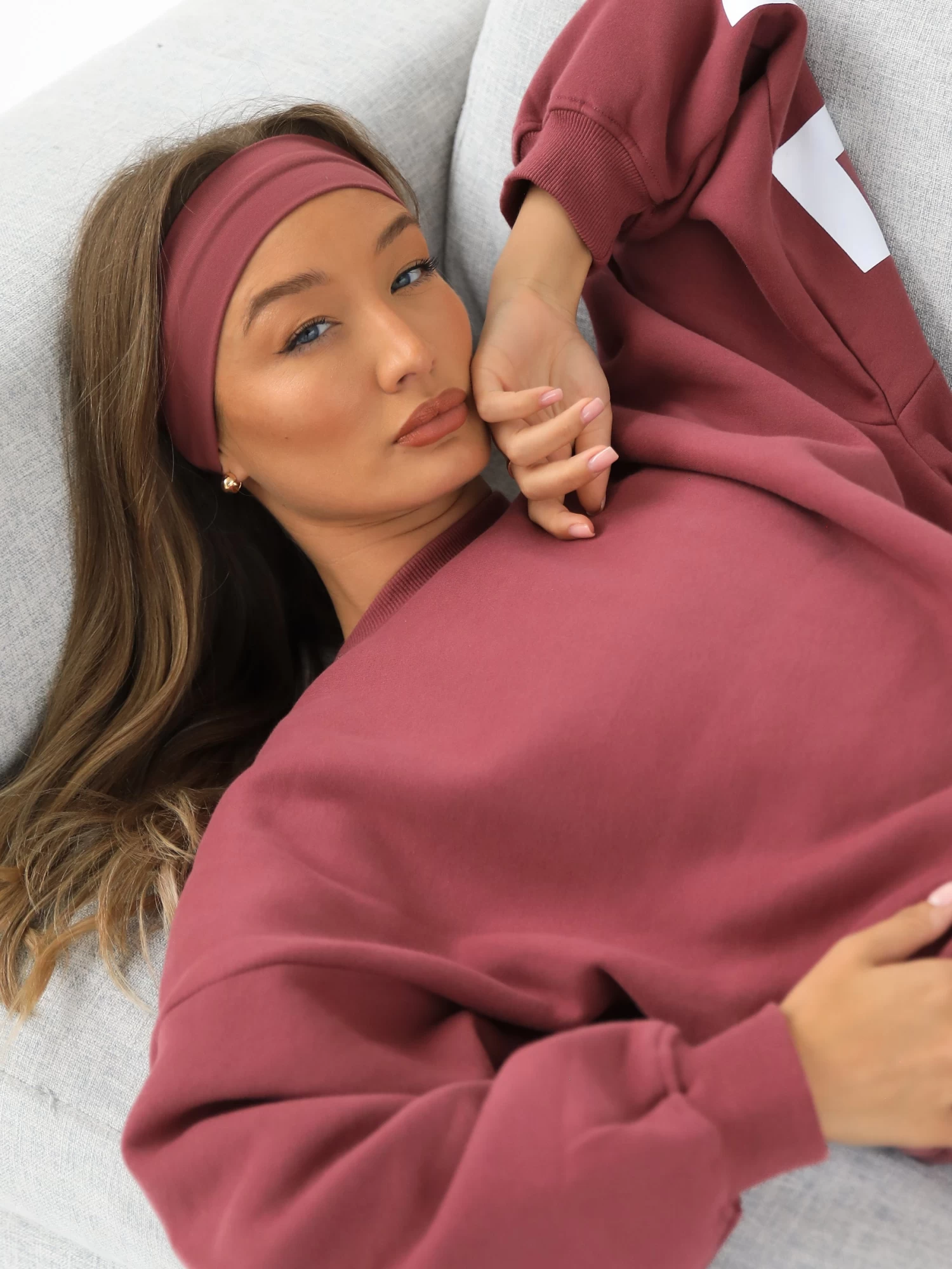 Soft Headband - Berry 4 Soft Headband - Berry - Image 2