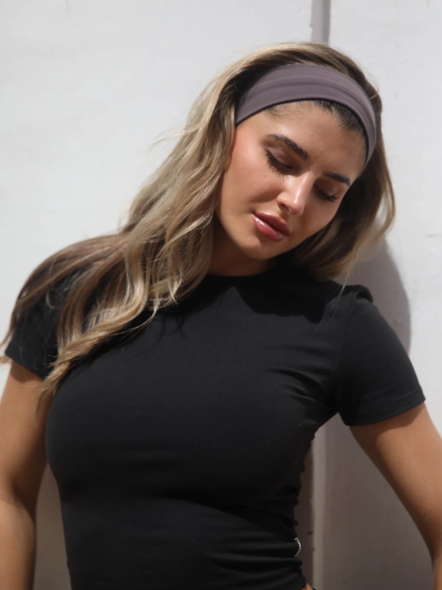 Soft Headband - Mocha 3 Soft Headband - Mocha