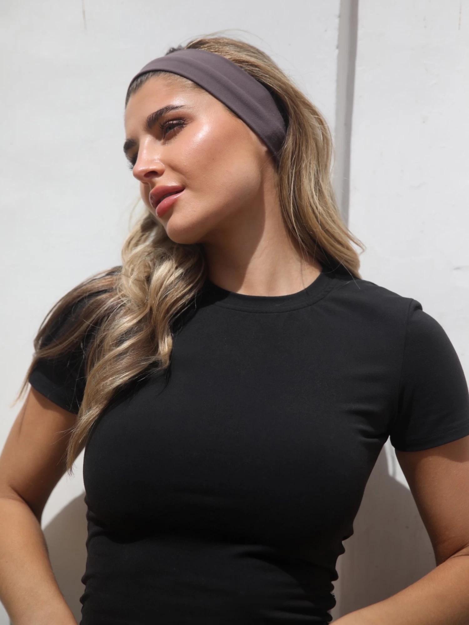 Soft Headband - Mocha 8 Soft Headband - Mocha - Image 6