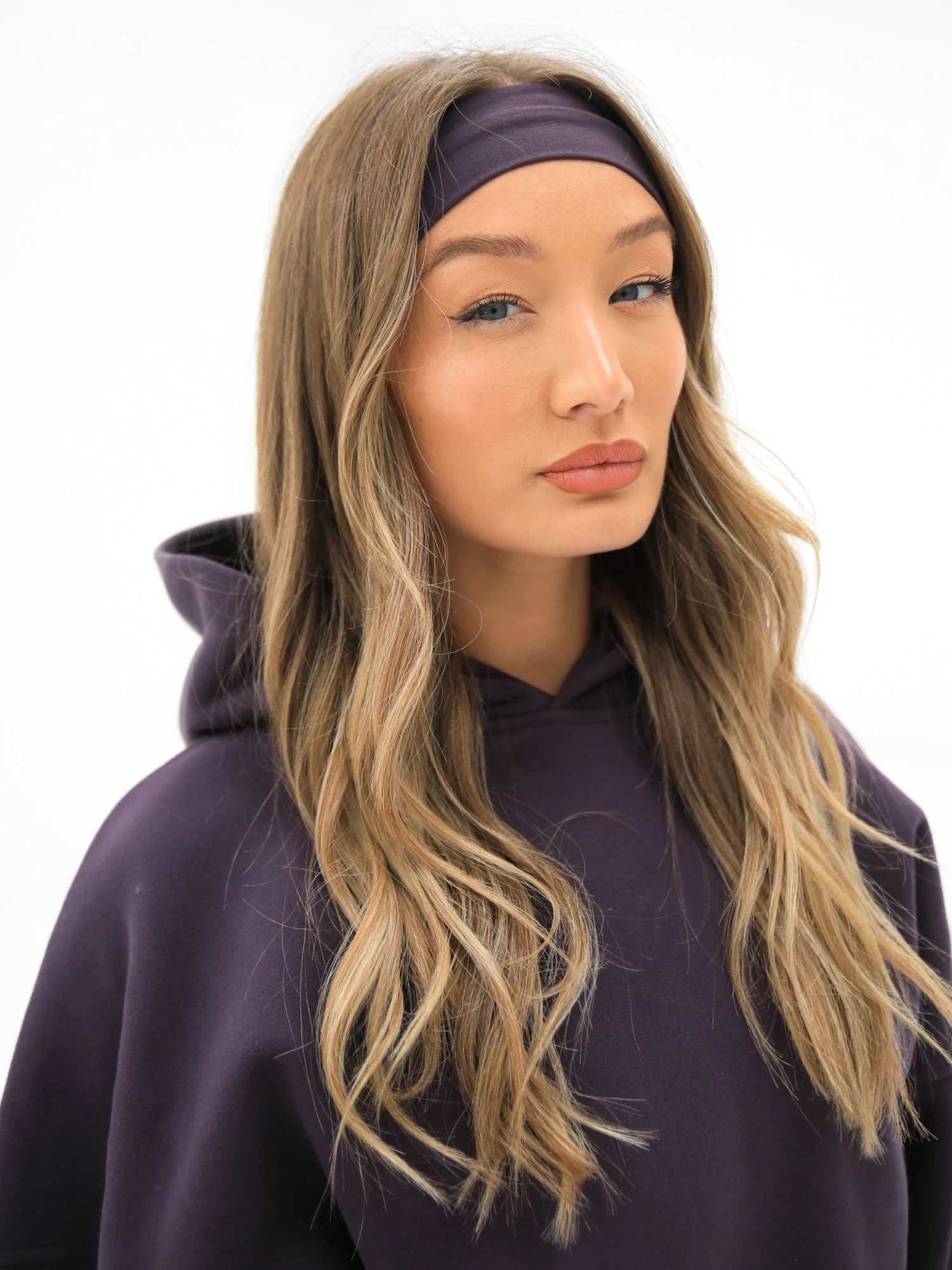 Soft Headband - Plum 3 Soft Headband - Plum