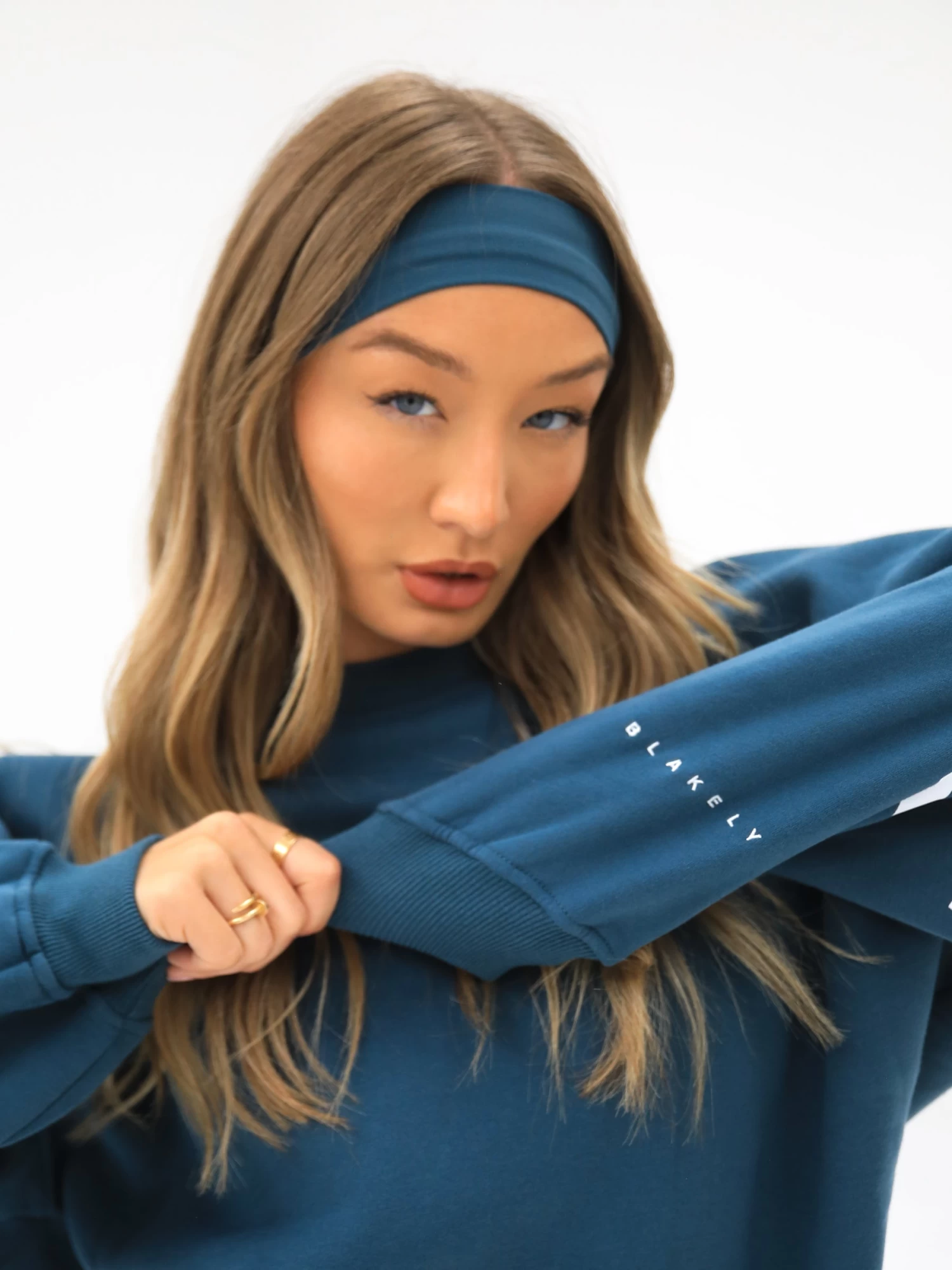 Soft Headband - Dark Teal 4 Soft Headband - Dark Teal - Image 2