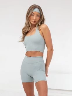 Studio Crossover Shorts - Mineral Blue -Trend Wear Sales B601LightBlue 04D