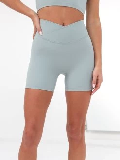 Studio Crossover Shorts - Mineral Blue -Trend Wear Sales B601LightBlue 07D