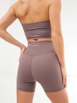 Studio Crossover Shorts - Mauve Brown 11 Studio Crossover Shorts - Mauve Brown -Trend Wear Sales B601LightBrown 06D