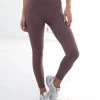 Studio Crossover Leggings - Mauve Brown -Trend Wear Sales B602LightBrownLEADD