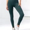 Studio Crossover Leggings - Teal Green 2 Studio Crossover Leggings - Teal Green -Trend Wear Sales B602TealGreen 05LEADD