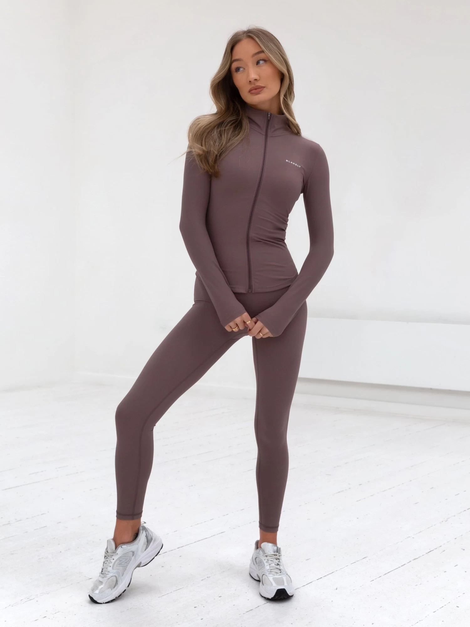 Studio Active Jacket - Mauve Brown 6 Studio Active Jacket - Mauve Brown - Image 4