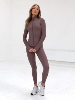 Studio Active Jacket - Mauve Brown 10 Studio Active Jacket - Mauve Brown -Trend Wear Sales B605LightBrown 07D