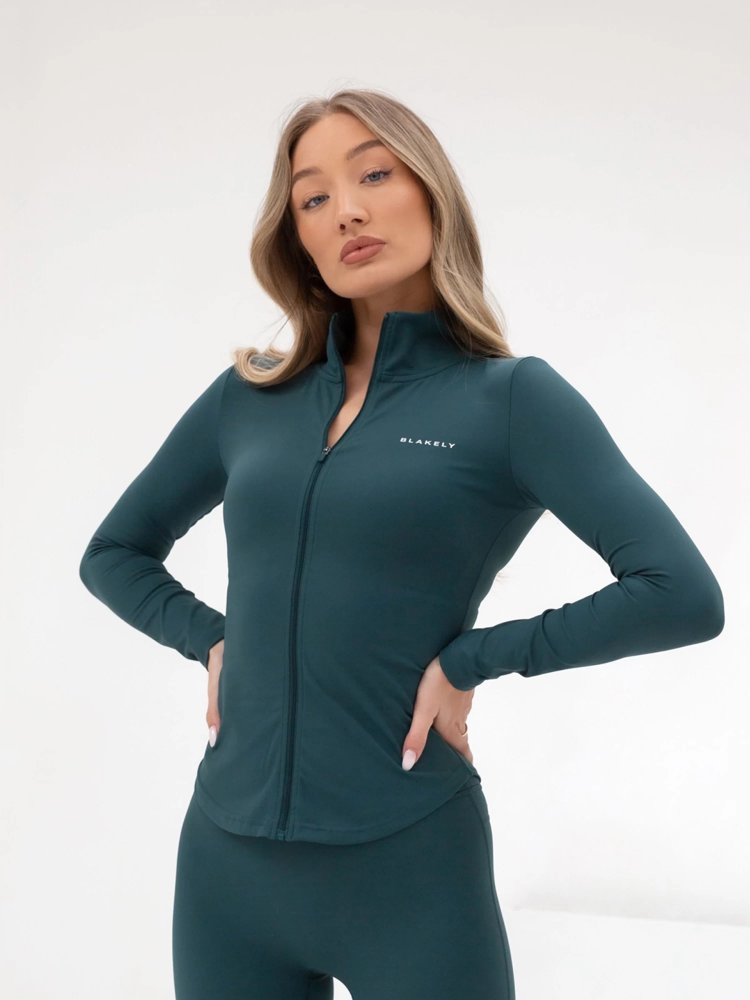 Studio Active Jacket - Teal Green 3 Studio Active Jacket - Teal Green
