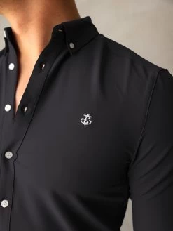 Calcata Shirt - Dark Navy -Trend Wear Sales Black 01D