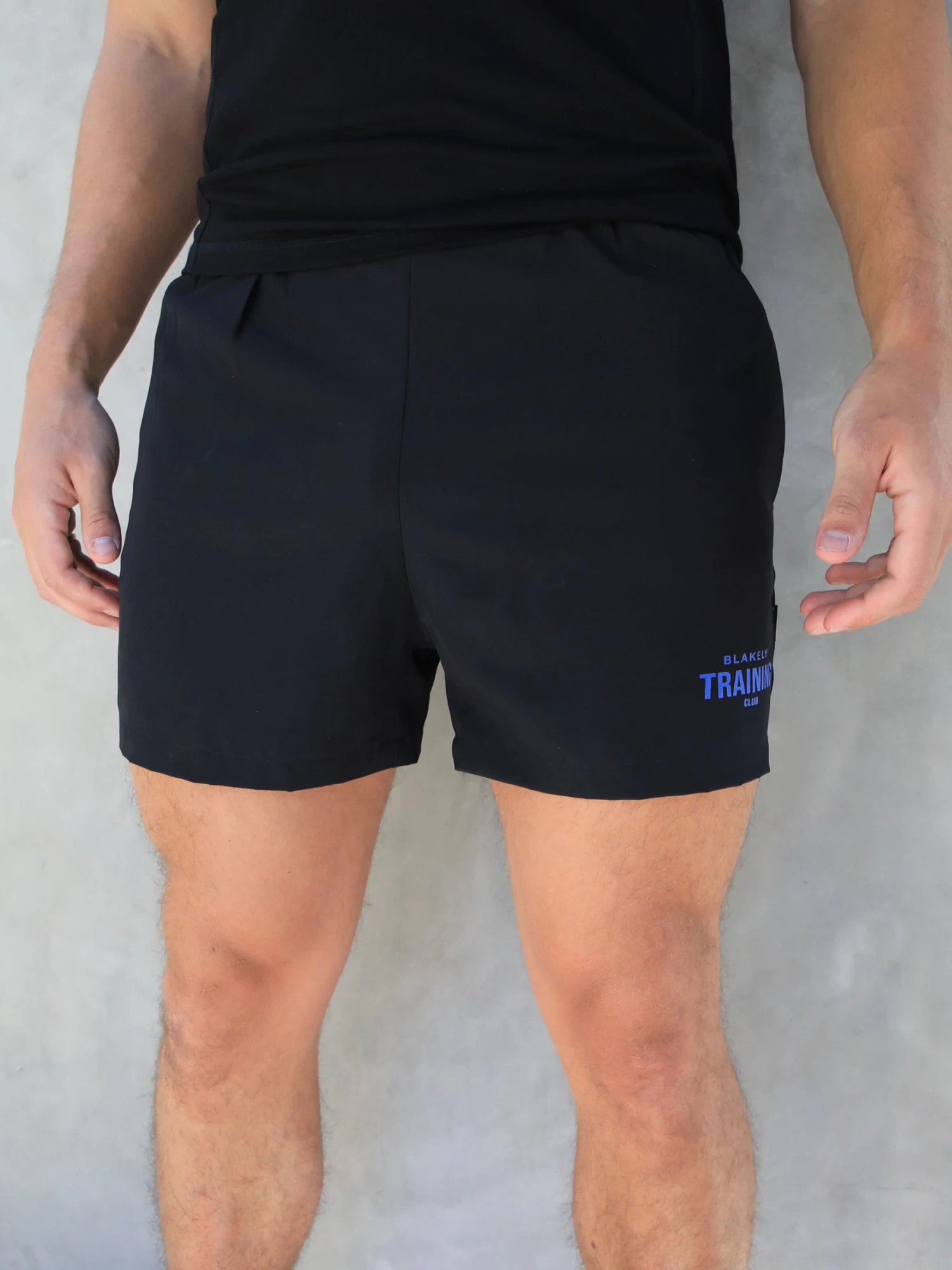 Training Sprint Shorts - Black & Blue 3 Training Sprint Shorts - Black & Blue