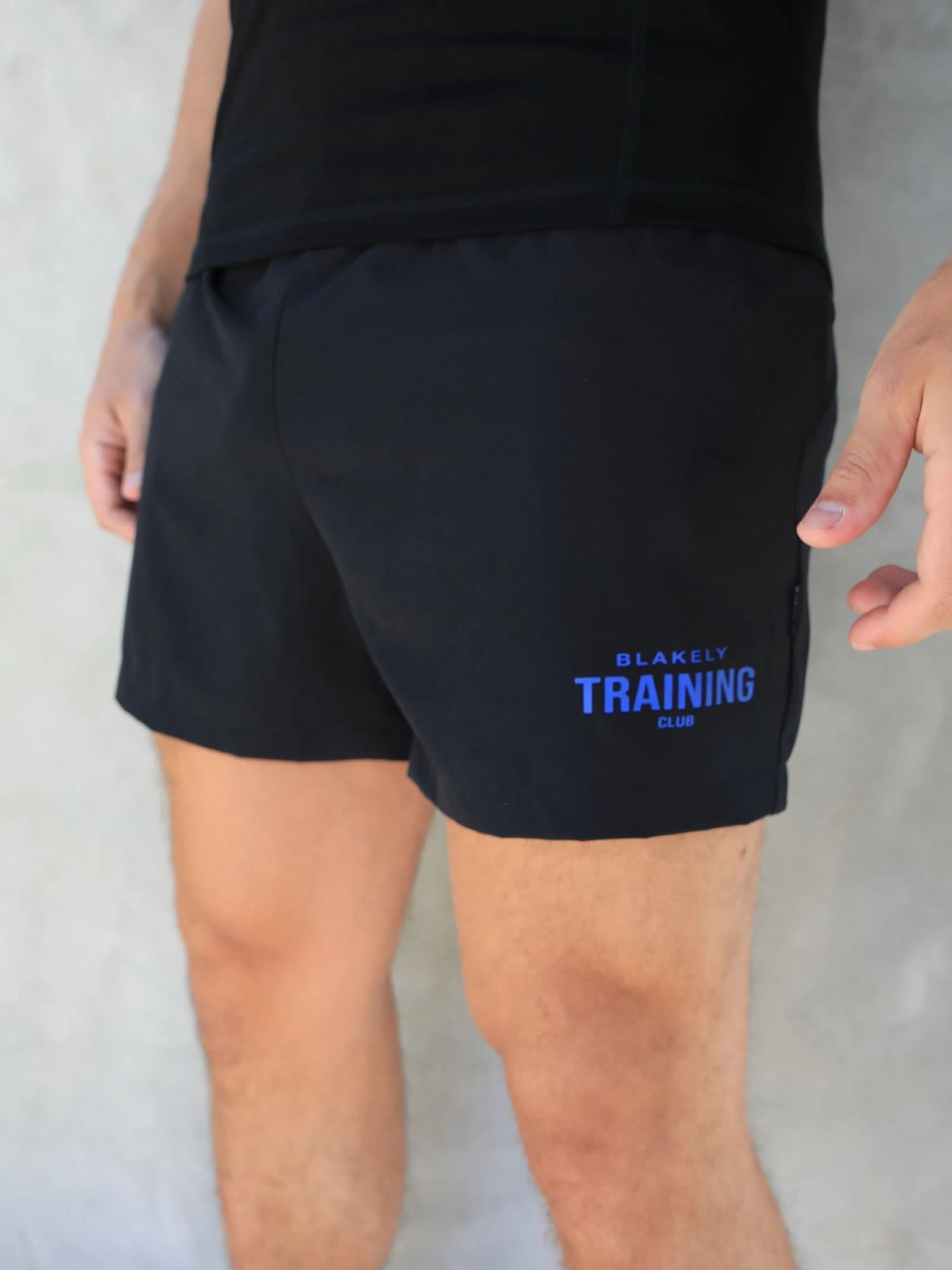 Training Sprint Shorts - Black & Blue 5 Training Sprint Shorts - Black & Blue - Image 3