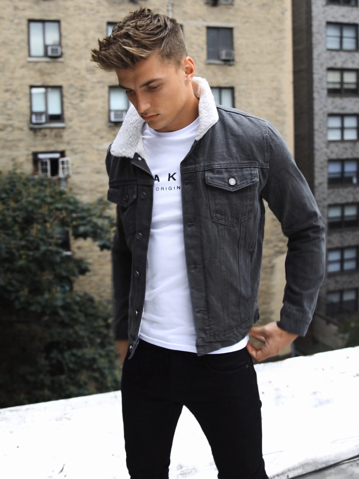 Boston Denim Jacket - Grey 5 Boston Denim Jacket - Grey - Image 3