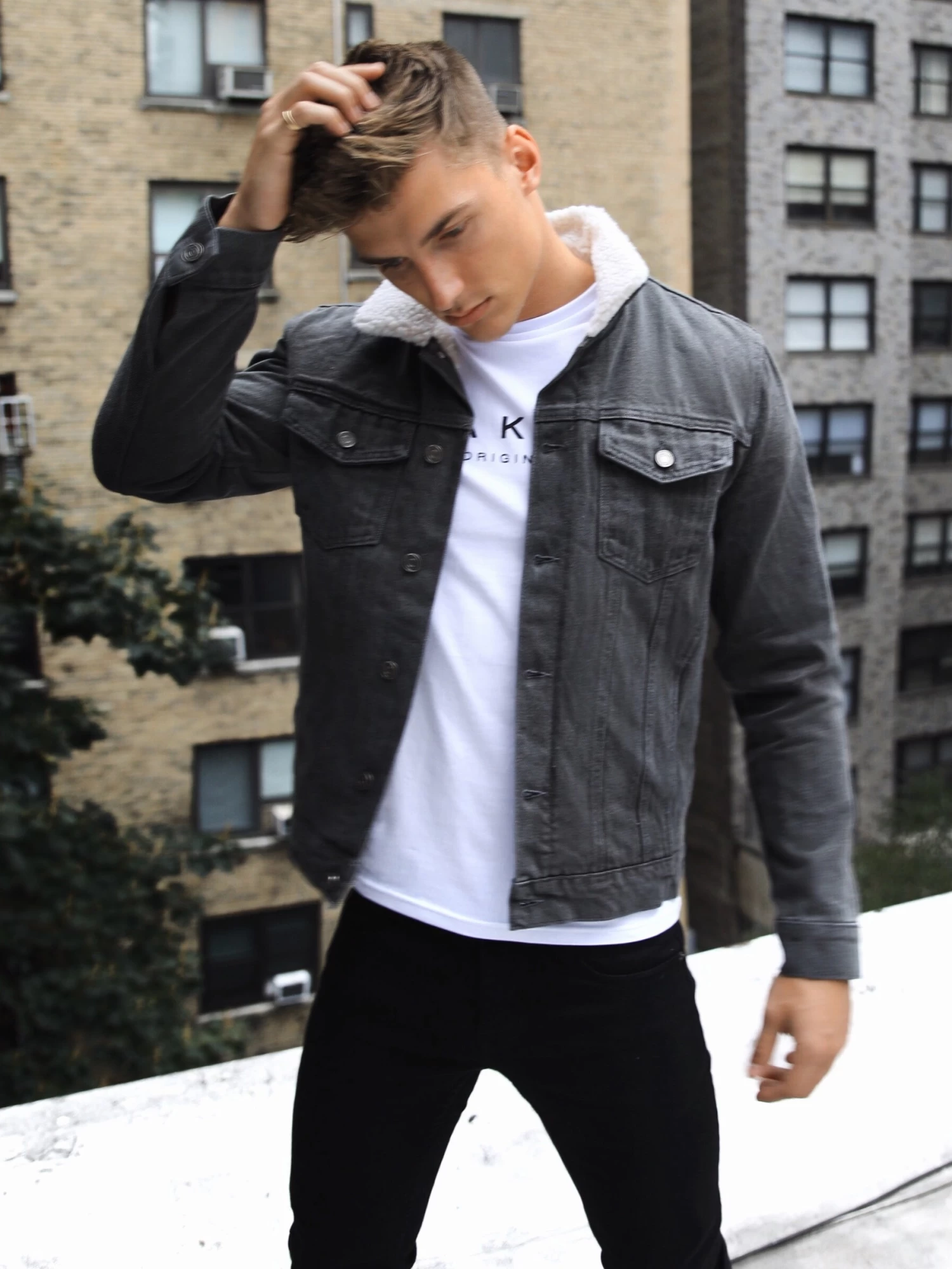 Boston Denim Jacket - Grey 7 Boston Denim Jacket - Grey - Image 5