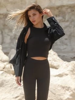 Sofia Soft Vest - Black -Trend Wear Sales Brand 16D