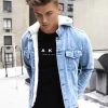 Camden Hooded Denim Jacket - Light Blue -Trend Wear Sales Camden LightBlue 1D