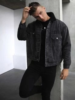 Rapha Denim Jacket - Charcoal -Trend Wear Sales Charcoal 01