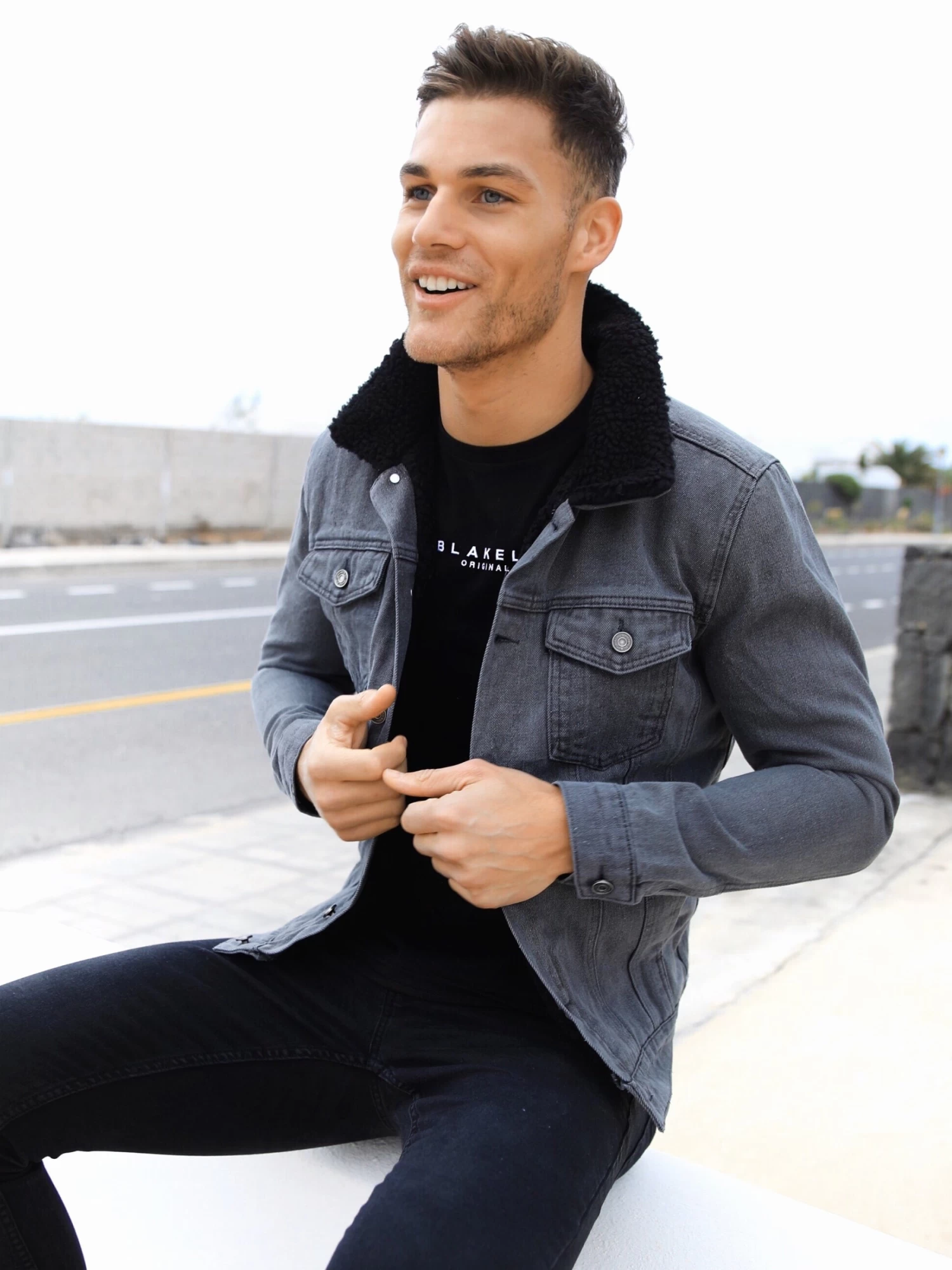 Daytona Denim Jacket - Grey 4 Daytona Denim Jacket - Grey - Image 2