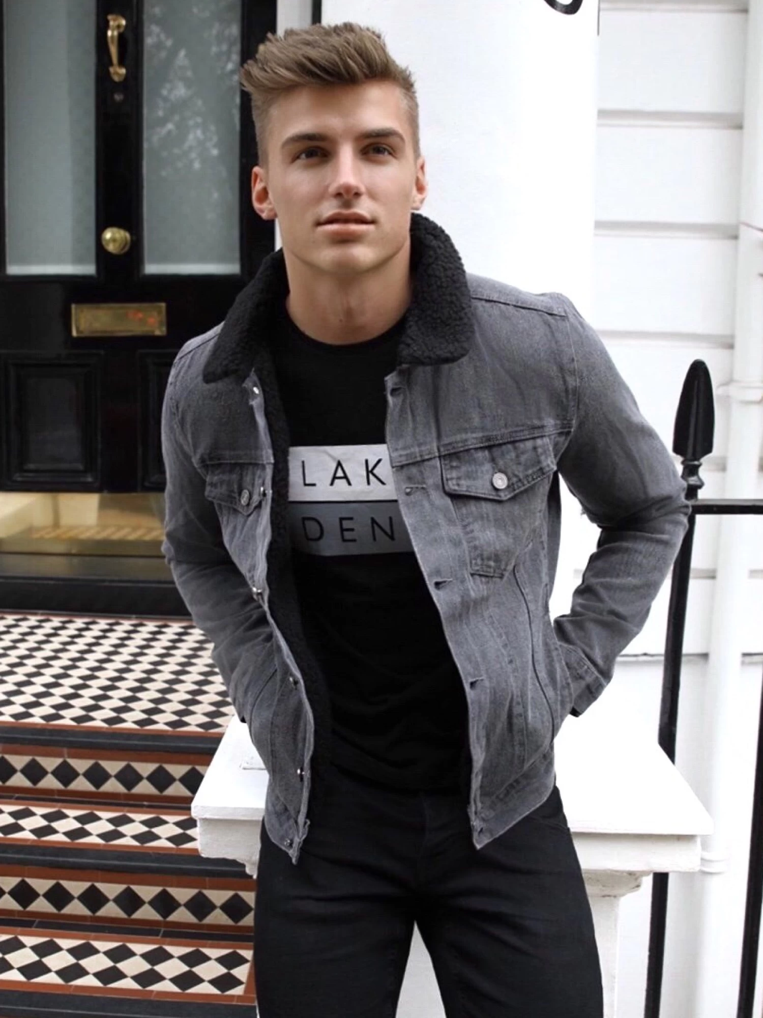 Daytona Denim Jacket - Grey 11 Daytona Denim Jacket - Grey - Image 9