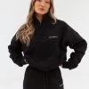 Everyday 1/4 Zip Jumper - Black 1 Everyday 1/4 Zip Jumper - Black -Trend Wear Sales EVERYDAYQUARTERZIPBLACK
