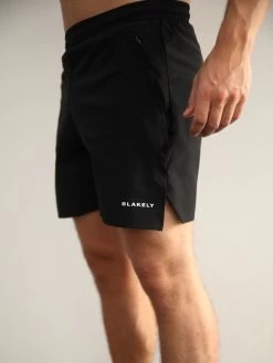 Blakely Track Shorts - Black 9 Blakely Track Shorts - Black -Trend Wear Sales Frame132
