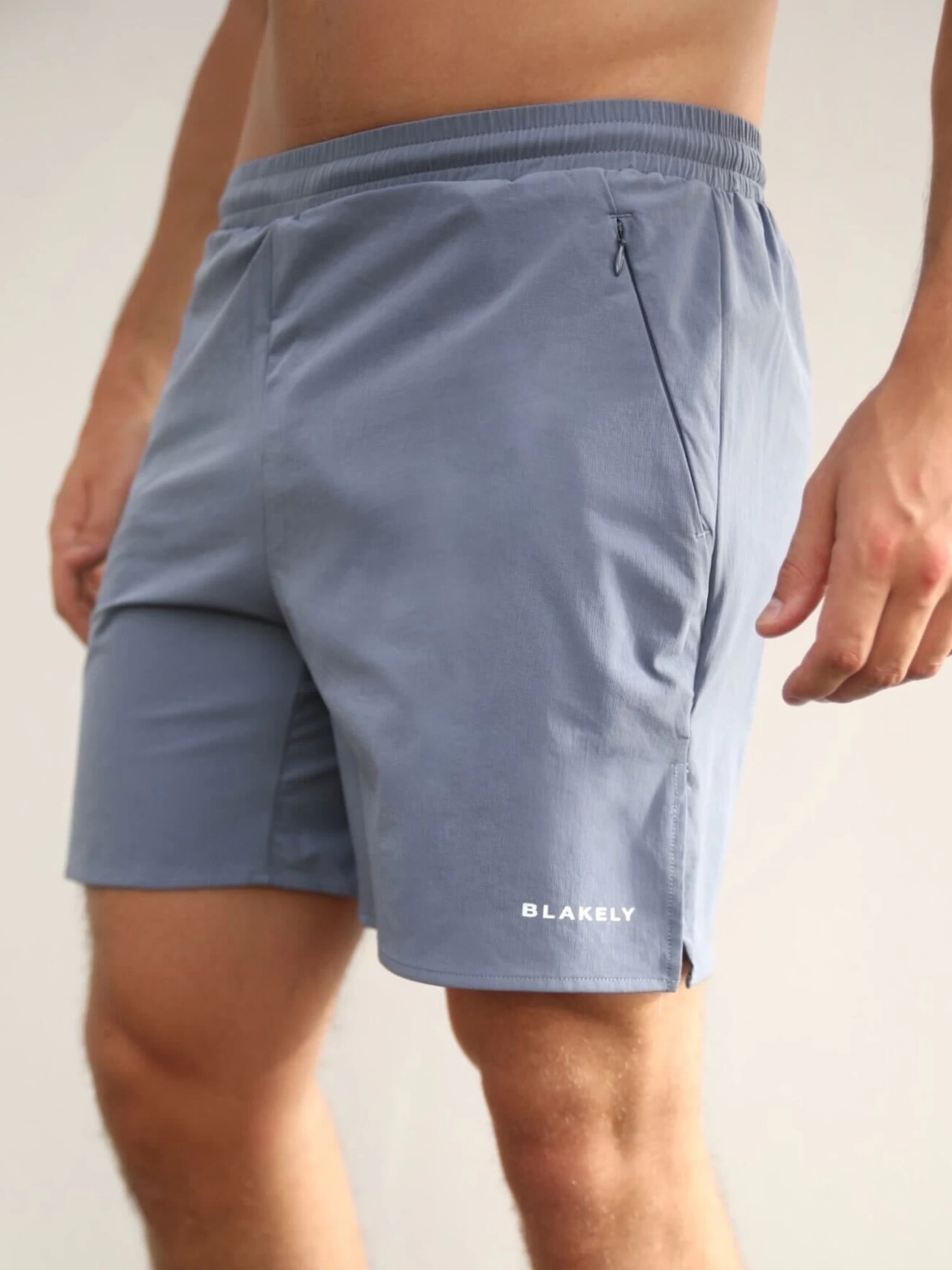 Blakely Track Shorts - Light Blue 3 Blakely Track Shorts - Light Blue