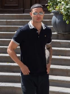 Dalston Polo - Black -Trend Wear Sales Frame189