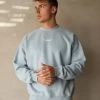 Statement Relaxed Jumper - Ice Blue 2 Statement Relaxed Jumper - Ice Blue -Trend Wear Sales Frame19