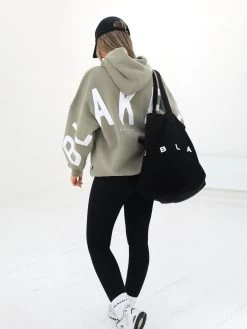 Isabel Oversized Hoodie - Olive -Trend Wear Sales Frame2 4