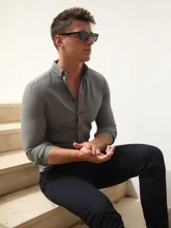 Anderson Shirt - Khaki Green 11 Anderson Shirt - Khaki Green -Trend Wear Sales Frame40