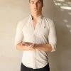 Arlo Soft Stretch Shirt - Sand -Trend Wear Sales Frame41