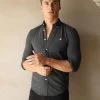Arlo Soft Stretch Shirt - Charcoal