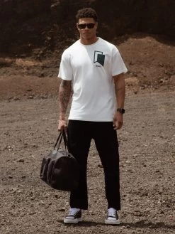 Revolve Relaxed T-Shirt - Flat White -Trend Wear Sales Frame71