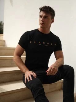 Goldcross T-Shirt - Black -Trend Wear Sales Goldcross02