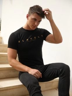 Goldcross T-Shirt - Black -Trend Wear Sales Goldcross03