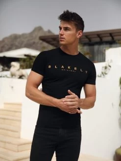 Goldcross T-Shirt - Black -Trend Wear Sales Goldcross06