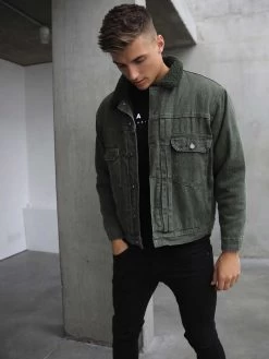Rapha Denim Jacket - Green -Trend Wear Sales Green 03