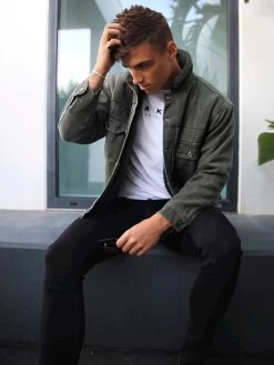 Rapha Denim Jacket - Green -Trend Wear Sales Green 1