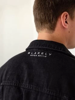 Greenwich Denim Jacket - Black 12 Greenwich Denim Jacket - Black -Trend Wear Sales GreenwichBlack 02D