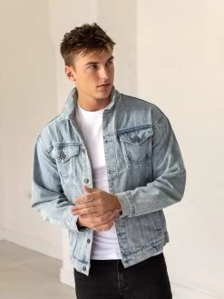 Greenwich Denim Jacket - Blue 11 Greenwich Denim Jacket - Blue -Trend Wear Sales GreenwichBlue 03D