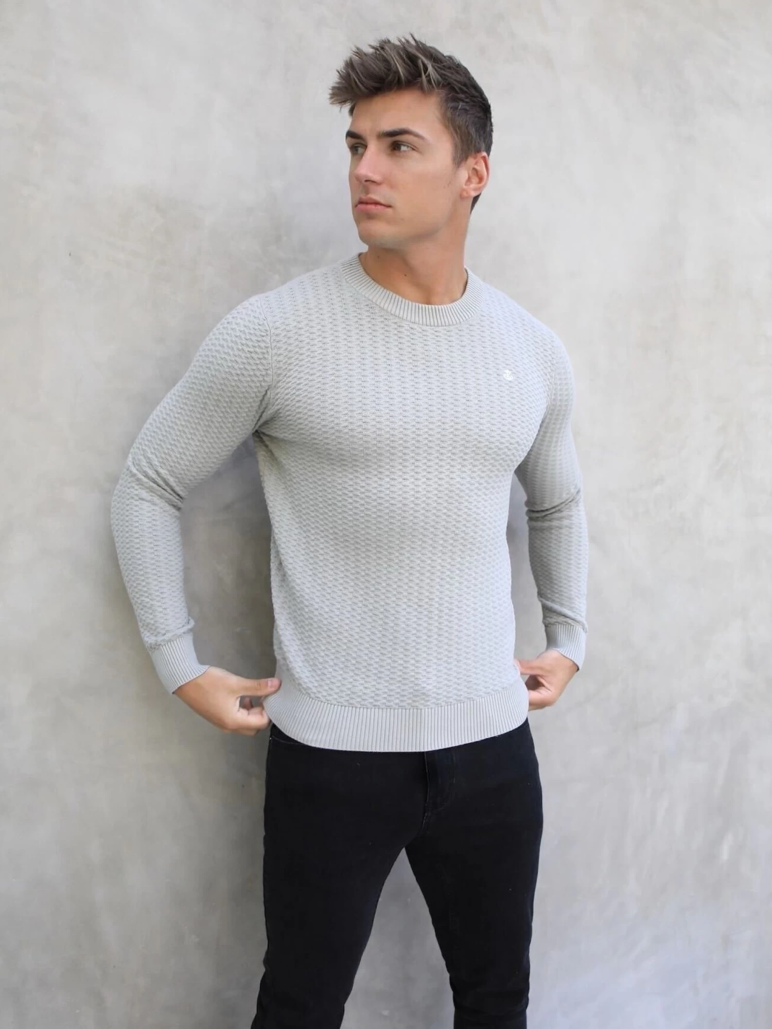 Moreno Relaxed Jumper - Light Stone 7 Moreno Relaxed Jumper - Light Stone - Image 5