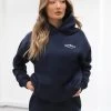 Heritage Oversized Hoodie - Dark Navy 2 Heritage Oversized Hoodie - Dark Navy -Trend Wear Sales HERITAGEDARKNAVY