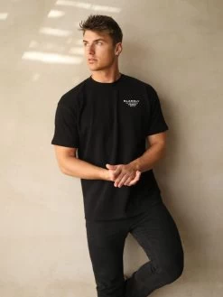 Rue Relaxed T-Shirt - Black -Trend Wear Sales IMG 75511