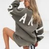 Isabel Oversized Jumper - Safari Green